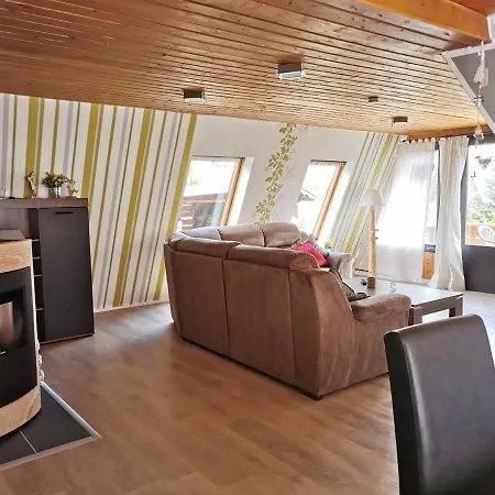 펜션 Ferienhaus Erlenwald Mit Pelletofen Und Sauna