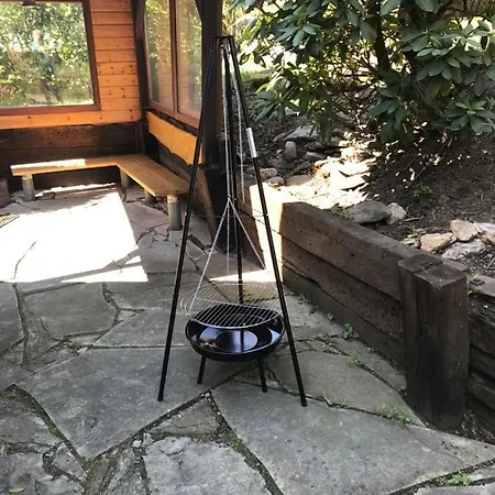 펜션 Ferienhaus Erlenwald Mit Pelletofen Und Sauna